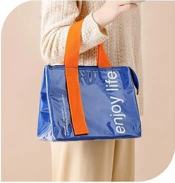 PU Waterproof Thickened Lunch Box Bag