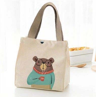Lunch Bag Convenient Portable Canvas Bag