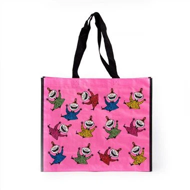 Pink Laminated Polypropylene Bags