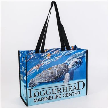 Shiny Laminated Polypropylene Tote Bags