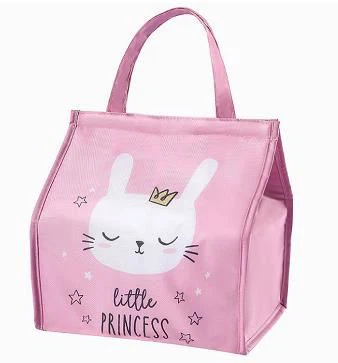 Student Cartoon Portable Lunch Bag